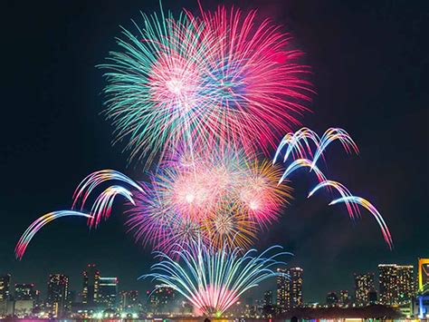 12.07 Odaiba Rainbow Fireworks - The Best Japan