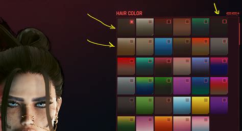 EKT Custom hair colors at Cyberpunk 2077 Nexus - Mods and community