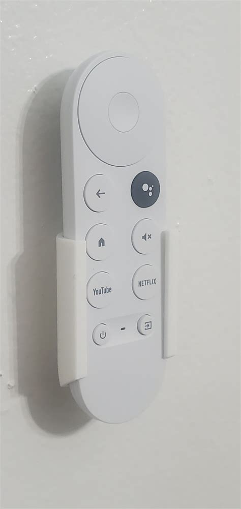 Chromecast With Google TV HD 4K Remote Control Wall Mount - Etsy