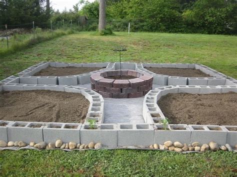 My amazing cinder block garden - the early years | Garden - Hollow blocks | Pinterest | Gardens ...