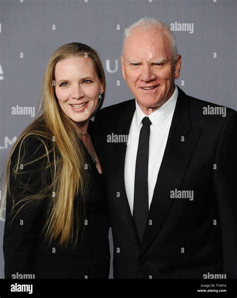 Malcolm mcdowell and wife hi-res stock photography and images - Alamy