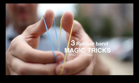 3 Rubber Band Tricks | Rubber bands, Magic tutorial, Magic tricks