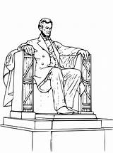 Lincoln Memorial Coloring Pages sketch template