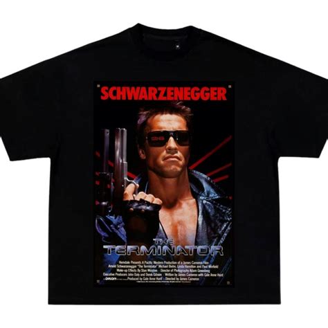 Terminator 1984 Movie T-shirt Poster Vintage Streetwear - Etsy