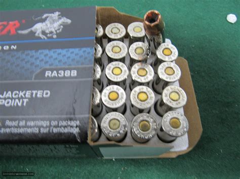 38 Special+P Winchester Law Enforcement Ammunition - Ranger - 130GR ...