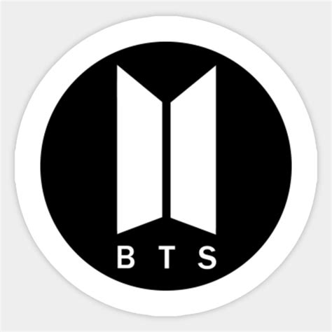 BTS Logo - Bts Logo - Sticker | TeePublic