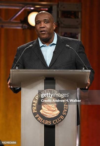 Sportscaster Curt Menefee speaks at the Friars Club Roast of Terry ...