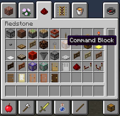 How to get command blocks in the creative inventory Minecraft Blog