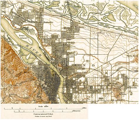 1897 Topographic Map of Portland, Oregon - Dave Knows Portland