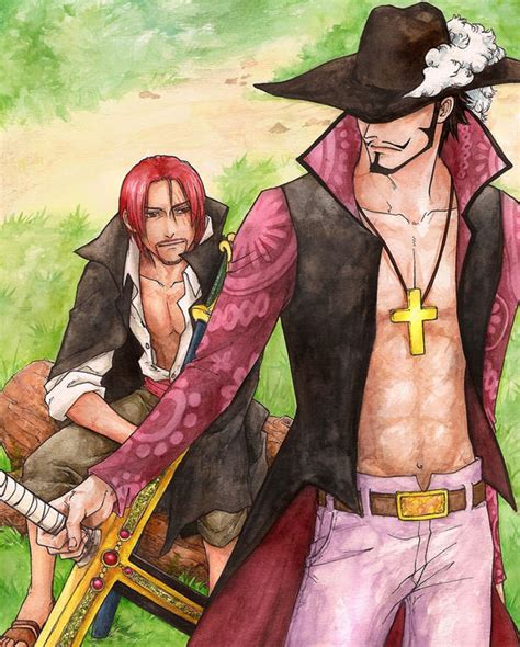 Mihawk and Shanks by Boolsajo on DeviantArt