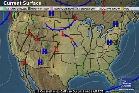 Us Current Surface Map - Alanna Leontyne