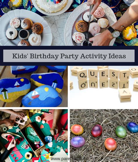 Easy and Low-Cost Birthday Party Activities