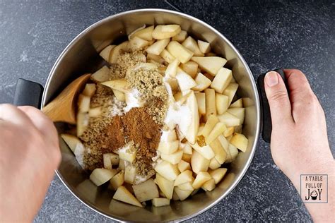 Caramel Pear Pie • A Table Full Of Joy