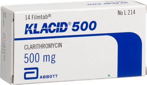 Uses of Klacid 500mg | Vinmec