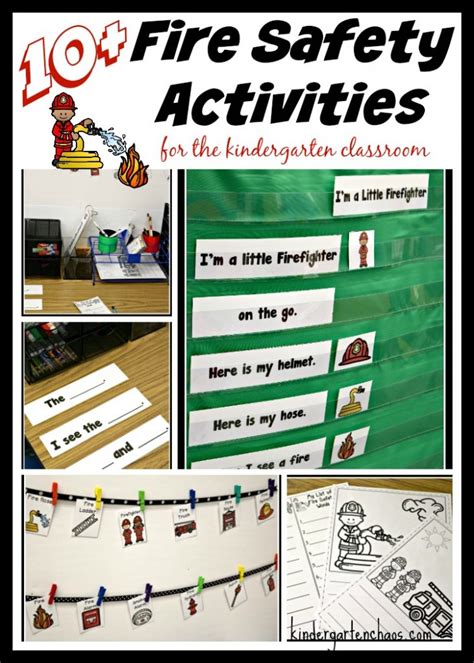 Fire Safety and Prevention Week Activites for Kindergarten