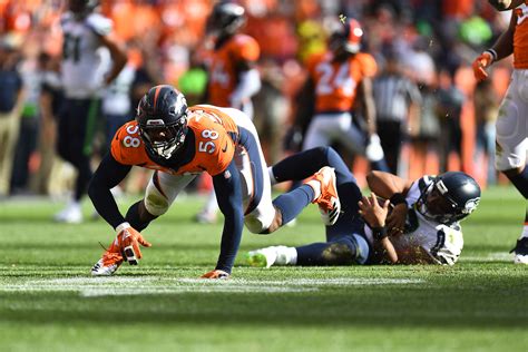 Von Miller sacks Russell Wilson three times in Broncos victory