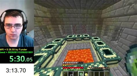 Minecraft / Any% Set Seed Speedrun / PB = 5:16.85 - YouTube