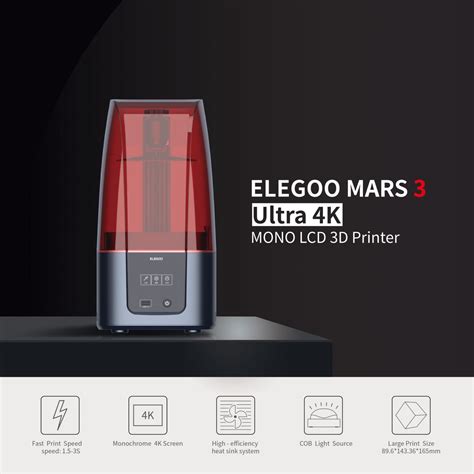 Elegoo Mars 3 Sync Innovation 3D Printer เครื่องพิมพ์ 3 มิติ