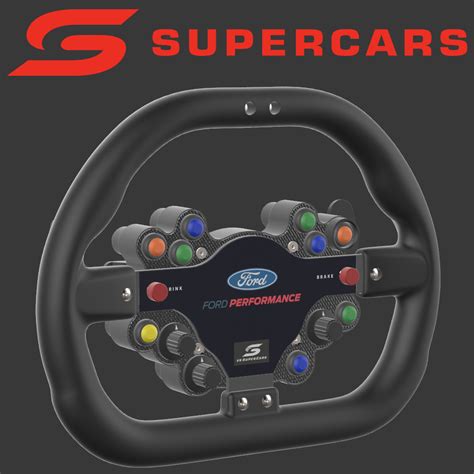 STL file V8 SUPERCARS STEERING WHEEL V2 🛞・3D printing template to download・Cults