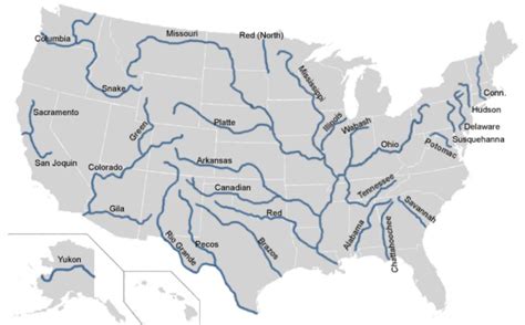 Usa Major River Map | Hot Sex Picture