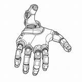 Hand And Arm Coloring Page sketch template