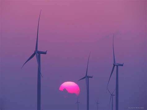 Wind Turbine Sunset Photograph by Lindy Pollard - Fine Art America