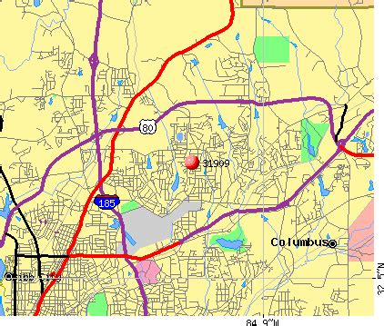 Columbus Ga Zip Code Map - Maping Resources