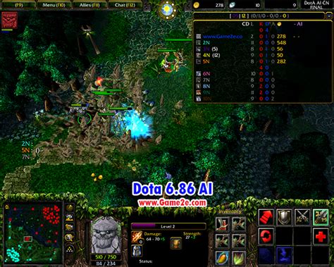 Dota 6.86 AI map download - Getdota map