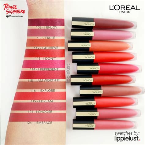 L’OREAL ROUGE SIGNATURE MATTE COLORED INK - LIPPIELUST