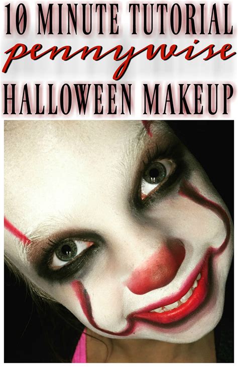 IT Movie Pennywise Makeup Tutorial for Kids | Halloween makeup for kids ...