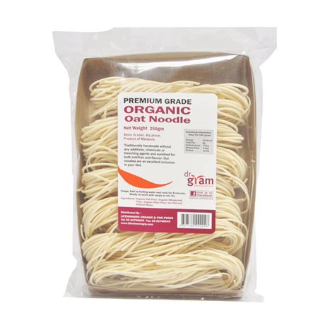 Dr Gram Organic Oat Noodles 250g - Lifewinners Organic & Fine Foods