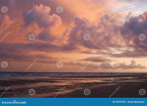 Sunset cloud color stock photo. Image of cloudscape, algarve - 9970798