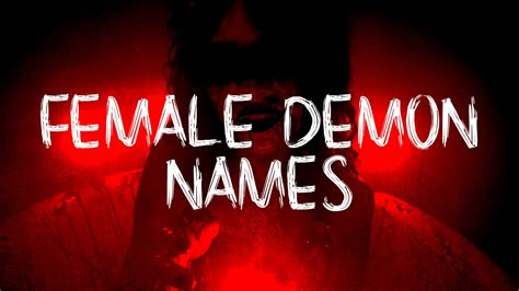 30 Female Demon Names From Around the World - Facts.net