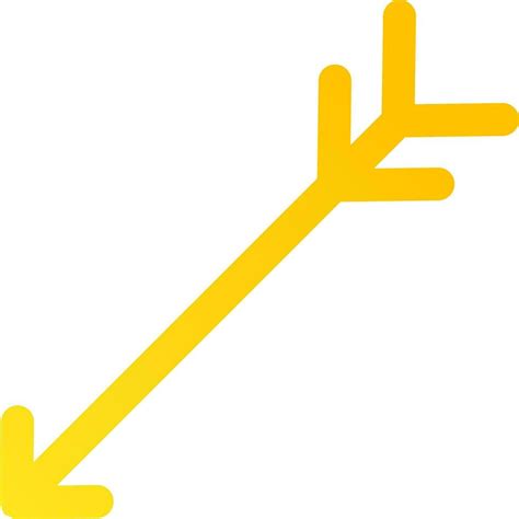 Illustration of yellow arrow in flat style. 24362462 Vector Art at Vecteezy