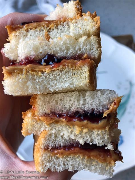 Peanut Butter and Jelly Sandwich (PB&J) - Life's Little Sweets