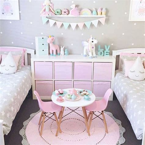 Habitación infantil rosa empolvado https://dolcevinilo.es/vinilo-topos #habitacion #habitaciones ...