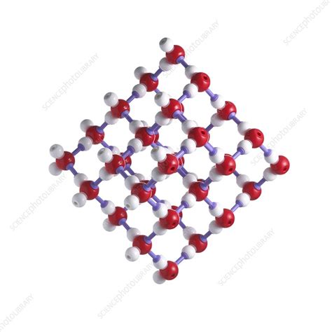 Ice lattice - Stock Image - F003/9100 - Science Photo Library