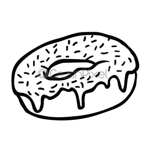 Donut black - stock vector 711668 | Crushpixel