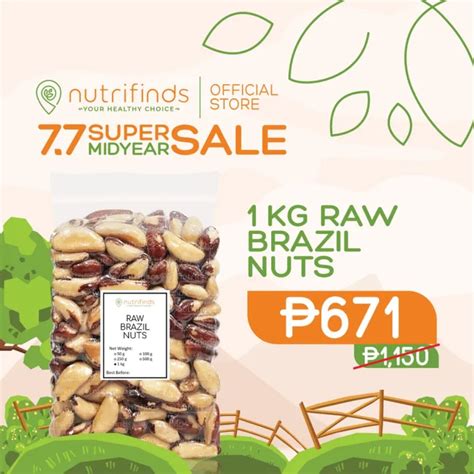 Raw Brazil Nuts - Organic - Bulk | Lazada PH