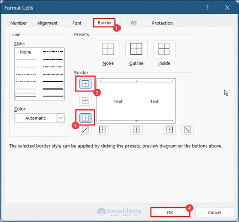 How to Apply Top and Bottom Border in Excel (5 Examples)