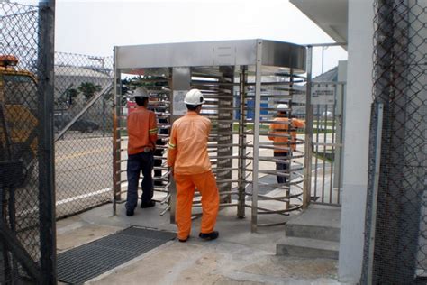 Full height turnstile installation 2024 - MairsTurnstile