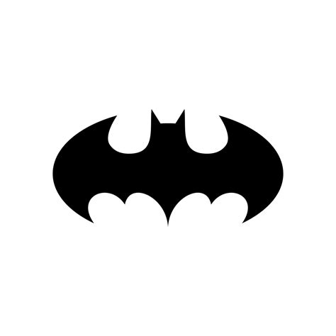 Black batman logo vector, black batman icon free vector 19136362 Vector Art at Vecteezy