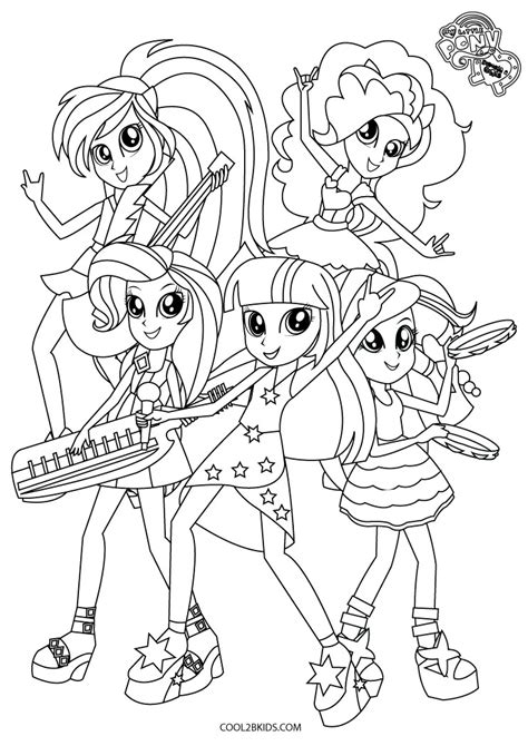 Free Printable Equestria Girls Coloring Pages For Kids