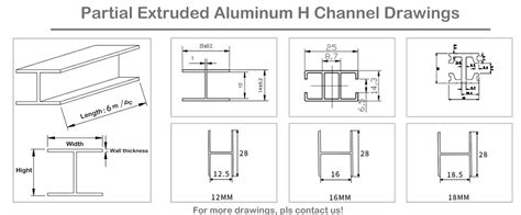 Extruded Aluminum H Channel Manufacturer & Supplier