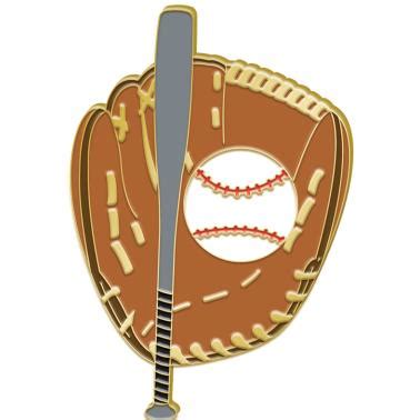 Enamel Sports Pins | Baseball Pin