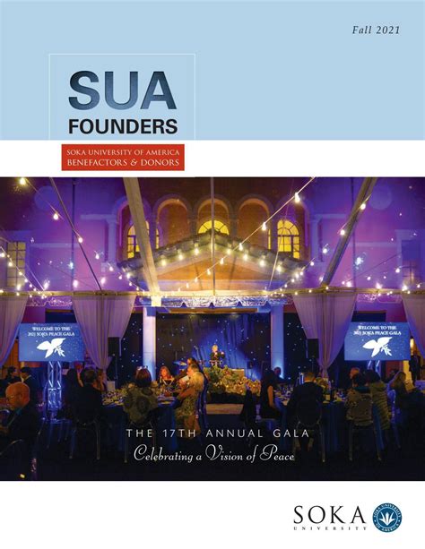 2021 Fall SUA Founders by Soka University of America - Issuu