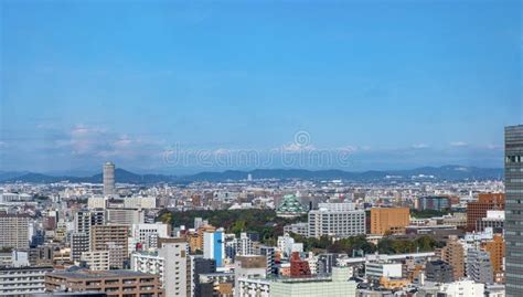 Nagoya City Skyline in Autumn Stock Image - Image of nagoyajo, clear ...