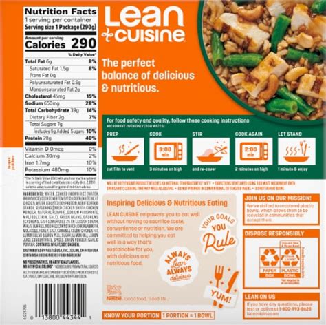 Lean Cuisine® Bowls High Protein Glazed Chicken Frozen Meal, 10.25 oz - Jay C Food Stores