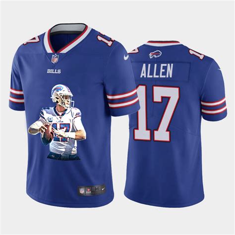 Nike Bills 17 Josh Allen Black And White Split Vapor Untouchable ...