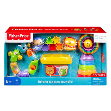 Fisher-Price Bright Basics Bundle, 5 Classic Toys Set – Walmart Inventory Checker – BrickSeek